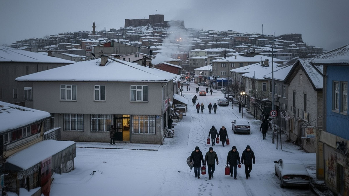 Dört gündür süren doğalgaz kesintisi Erzurum'u felç etti!