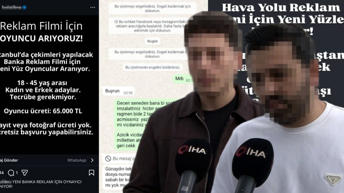 Yüksek ücret vaadiyle tuzak! "Oyuncu aranıyor" ilanı mağdurları savcılığa başvurdu