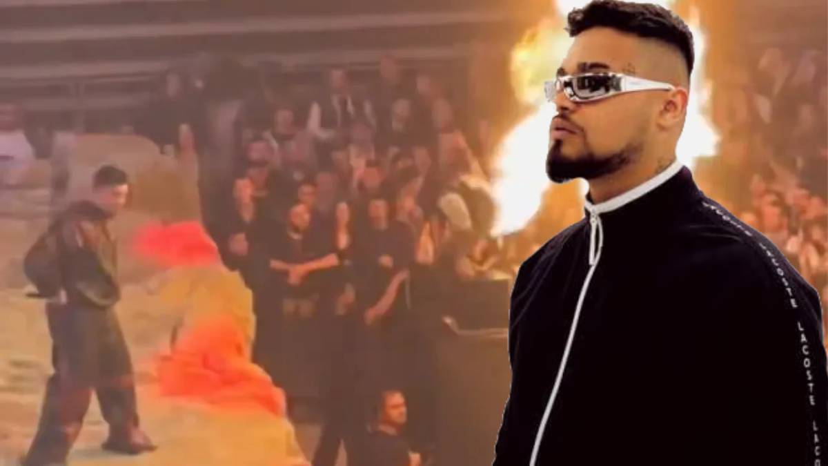 Konserde beklenmedik olay! Lvbelc5 konserinde bir hayranın kalçası alev aldı