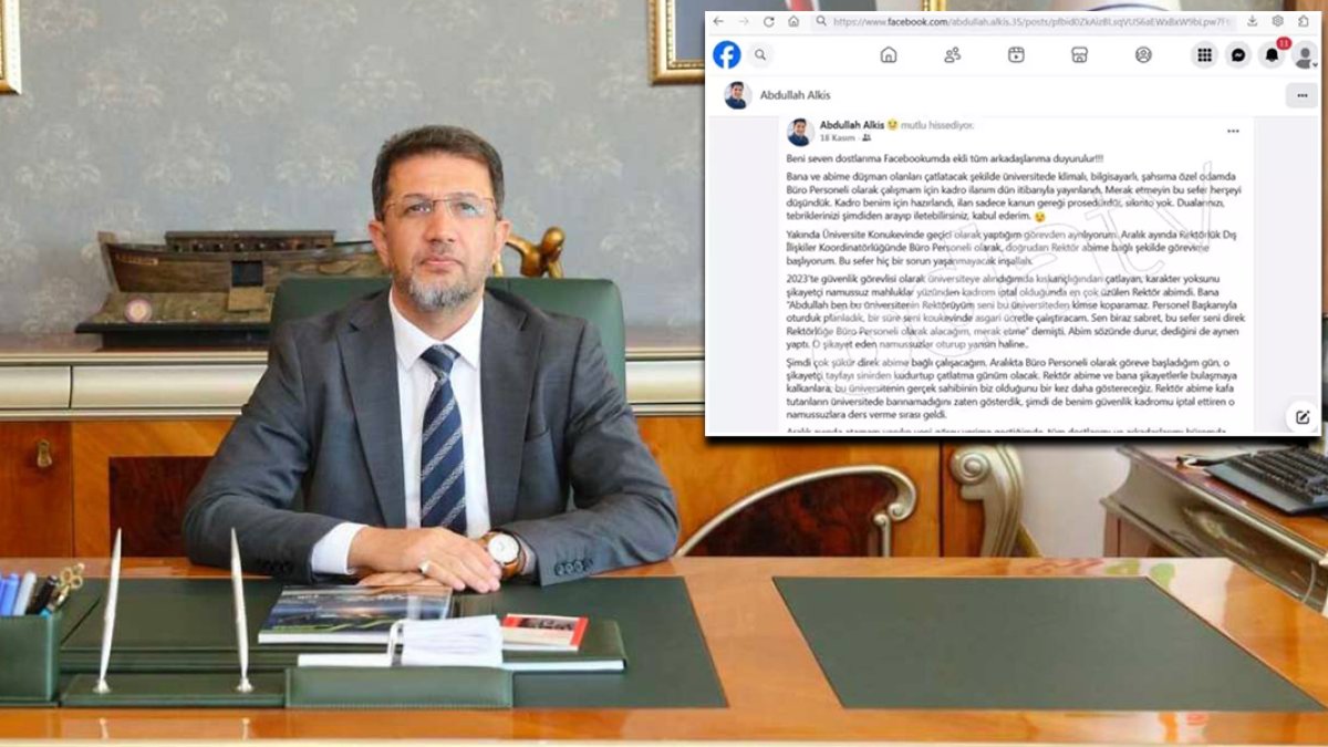 Şırnak Üniversitesi Rektörü Alkış'ın kardeşinden skandal paylaşım: Kadro benim için hazırlandı, ilan sadece prosedür