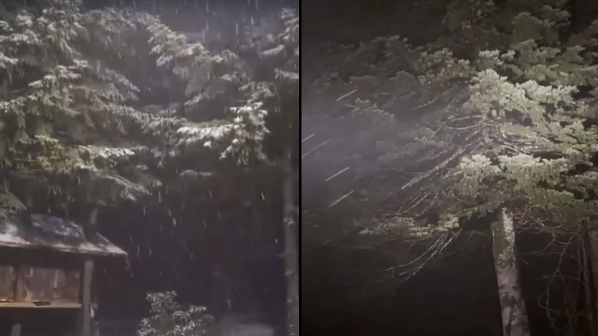 Kartepe’de kış kendini gösterdi: Mevsimin ilk karı yağdı