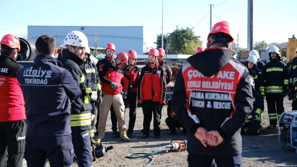 Çorlu AKE, eğitim ve tatbikatlarla gücüne güç katıyor