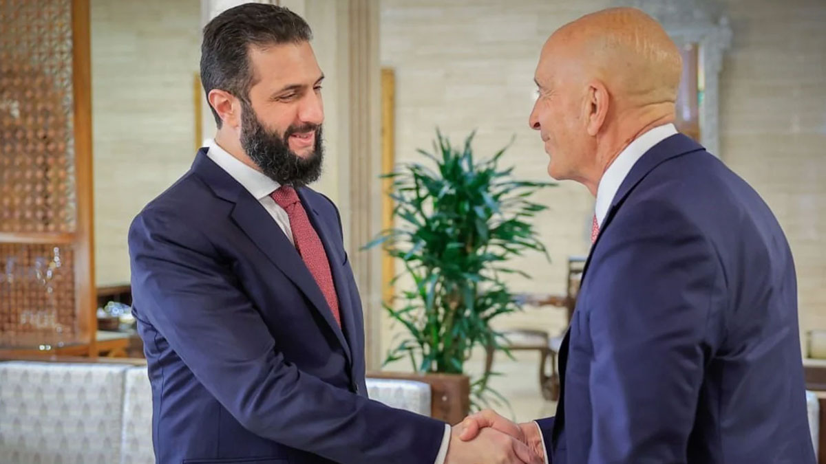 Suriye–ABD hattında kritik görüşme: Şara, Barrack’ı ağırladı