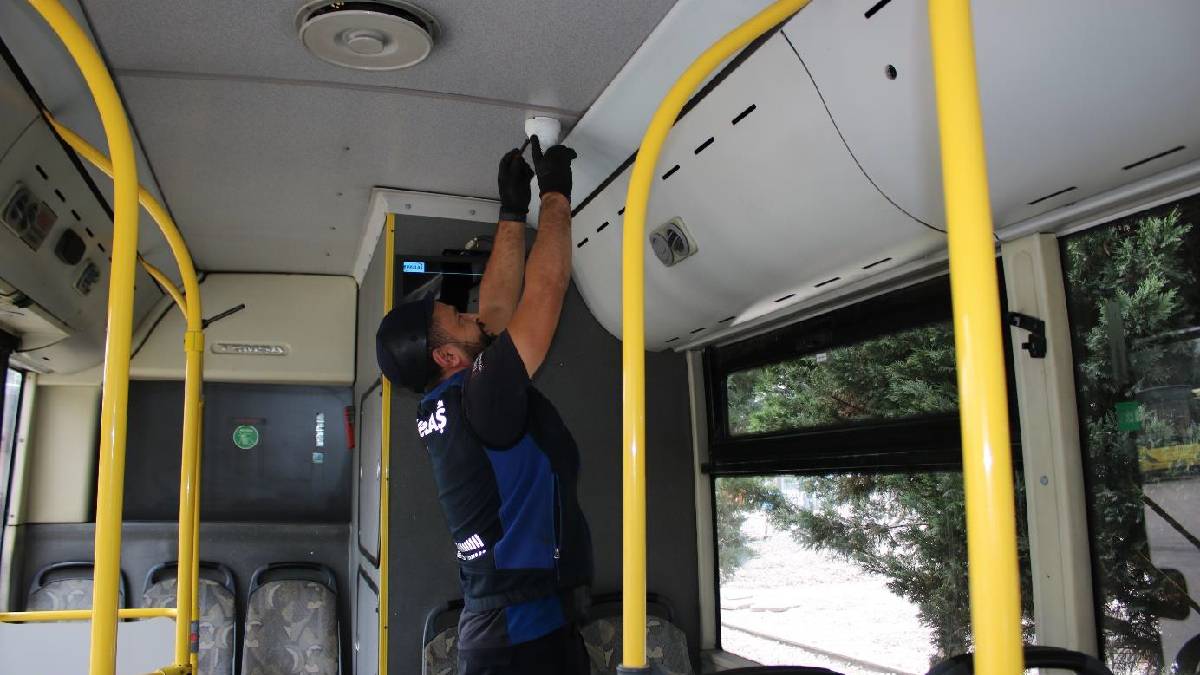 Bursa’da otobüsler daha da güvenli