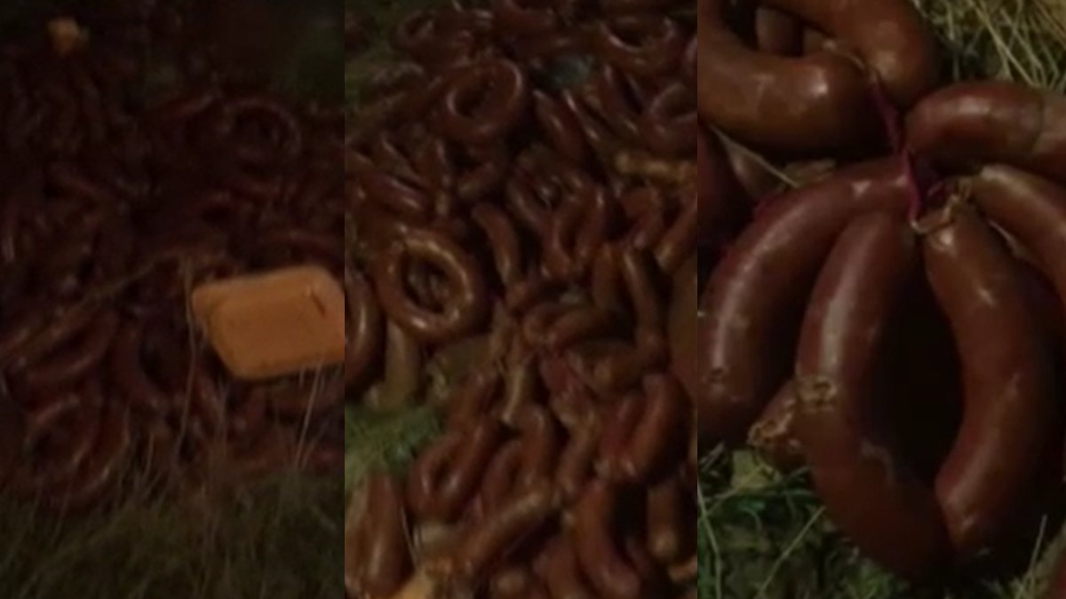 Ankara'da şok eden görüntü! Boş arazide bulunanlar hayrete düşürdü: Sucuk, kavurma, salam ne varsa atmışlar