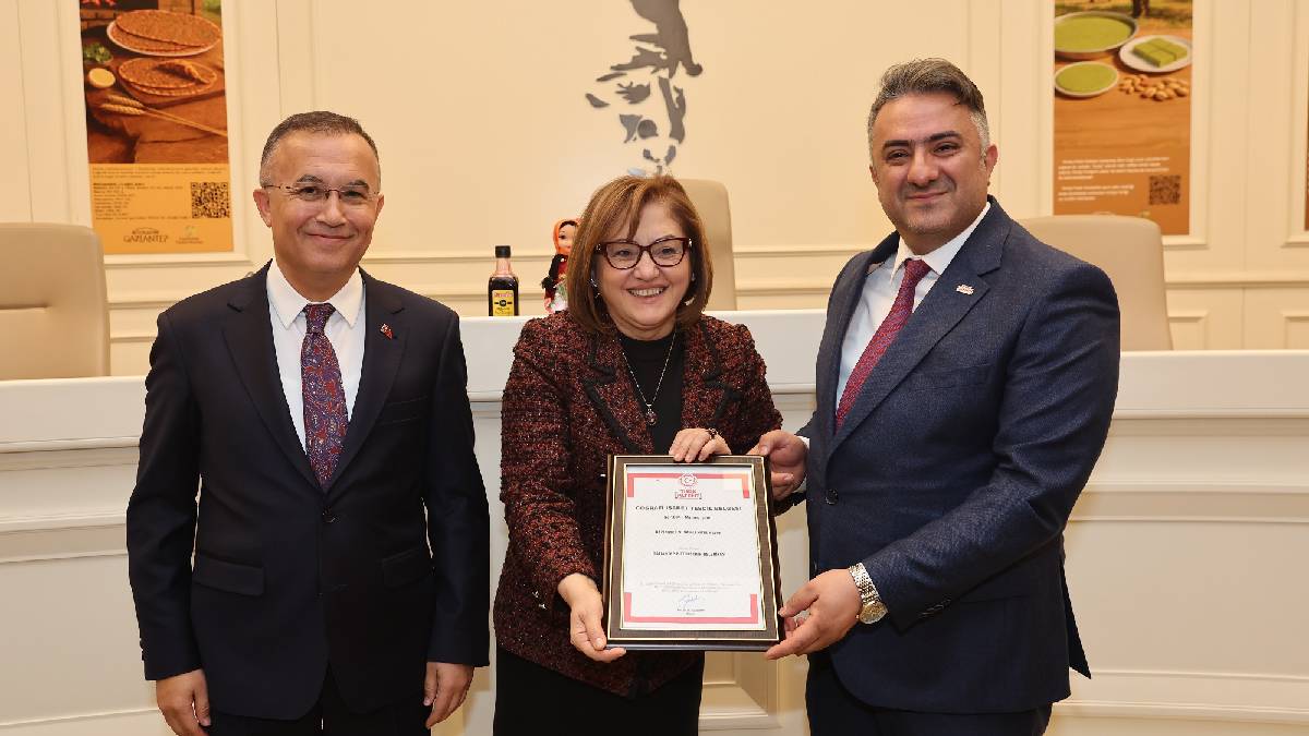 Coğrafi işaret alanında Türkiye lideri Gaziantep’te değer katanlara teşekkür!