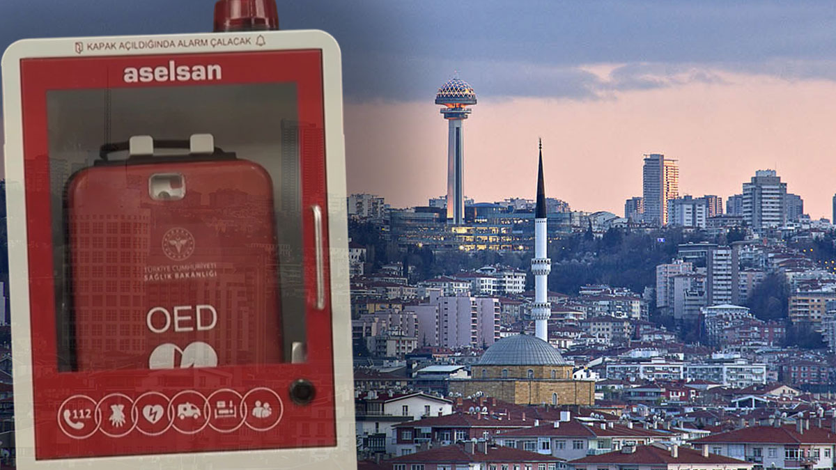 Başkentin 25 noktasına yerli şok cihazı yerleştirildi