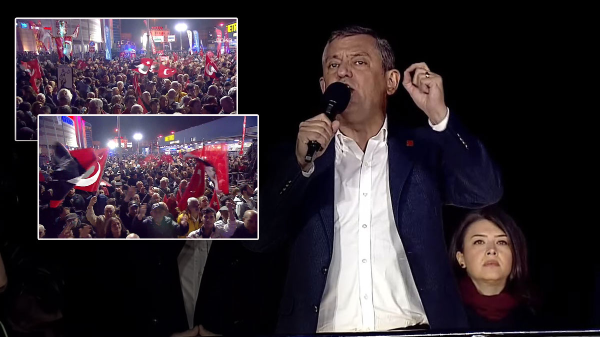 Kurultay sonrası Güngören'de düzenlenen ilk mitingde Özel'den mesajlar: Asgari için hak edilen maaş 39, biz bunun altında yokuz