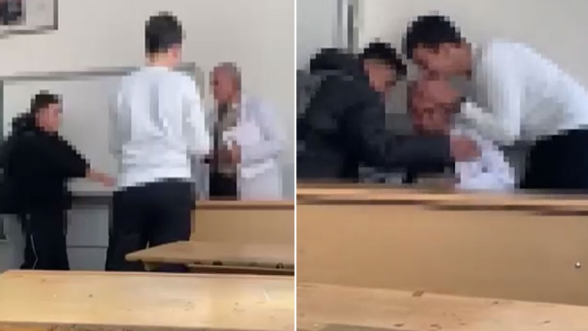Öğrencilerin zorbalığına uğrayan o öğretmen hastaneden konuştu: Çok üzgünüm
