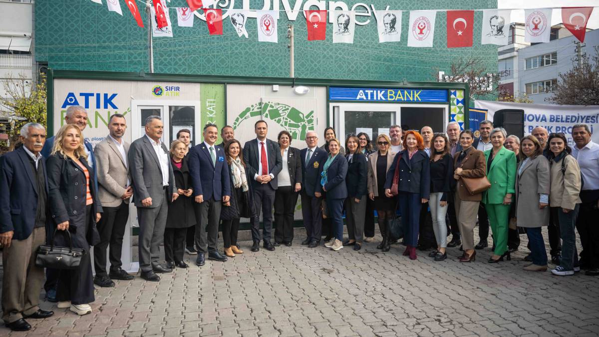 İzmir’de bir ilk: Bornova'da Atık Bank Projesi açıldı