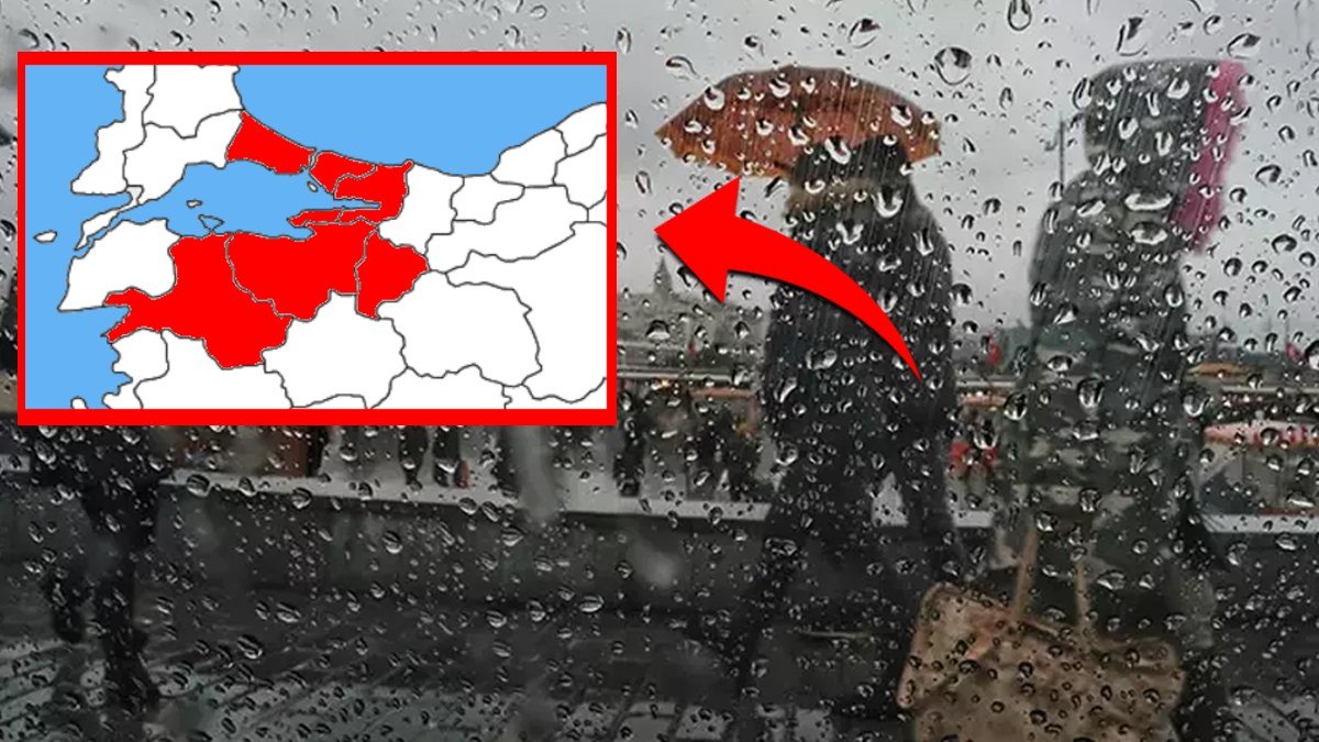 İstanbul, Bursa, Kocaeli, Yalova, Bilecik, Balıkesir... Pazar günü planınız alt üst olabilir: Kuvvetli sağanak geliyor