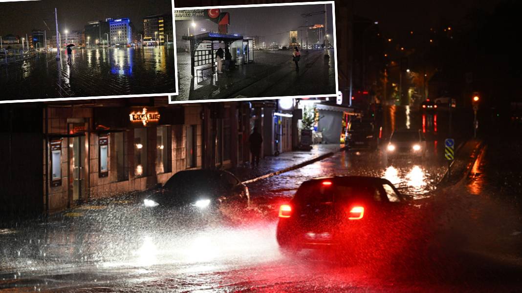 İstanbul sağanak yağışa teslim: Ev ve iş yerlerini su bastı