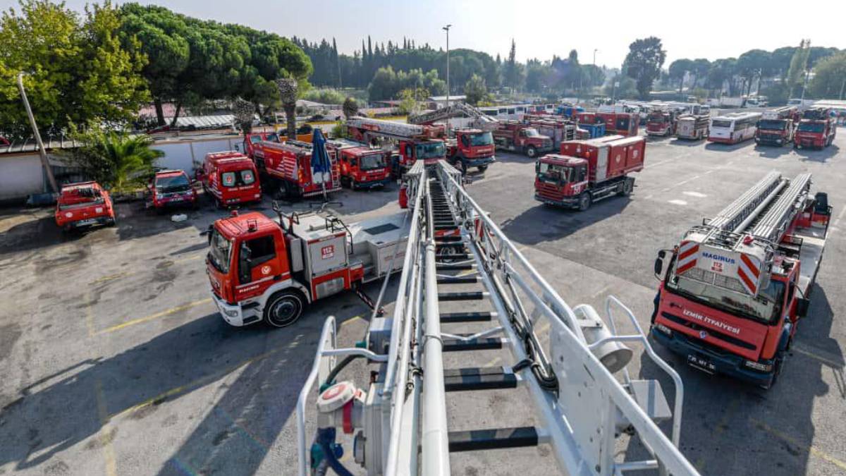 İtfaiye araçlarının bakım üssü: Mekatronik Atölyesi