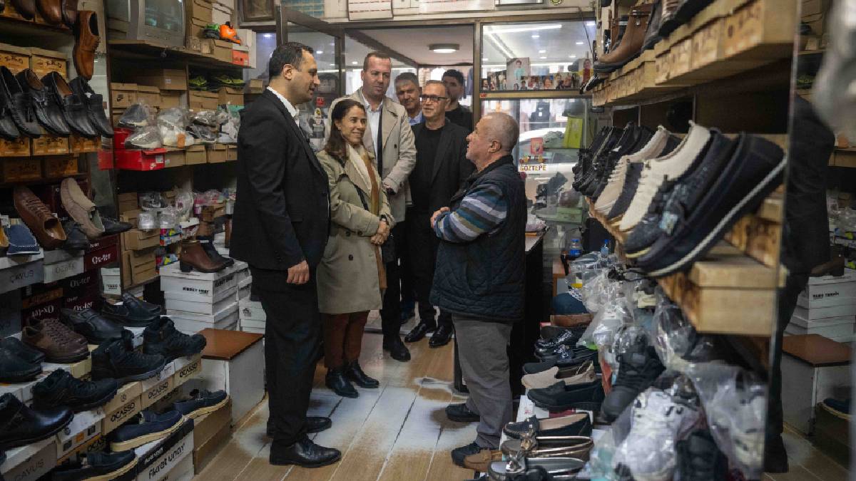 Başkan Eşki Çamdibi’nde saha mesaisinde