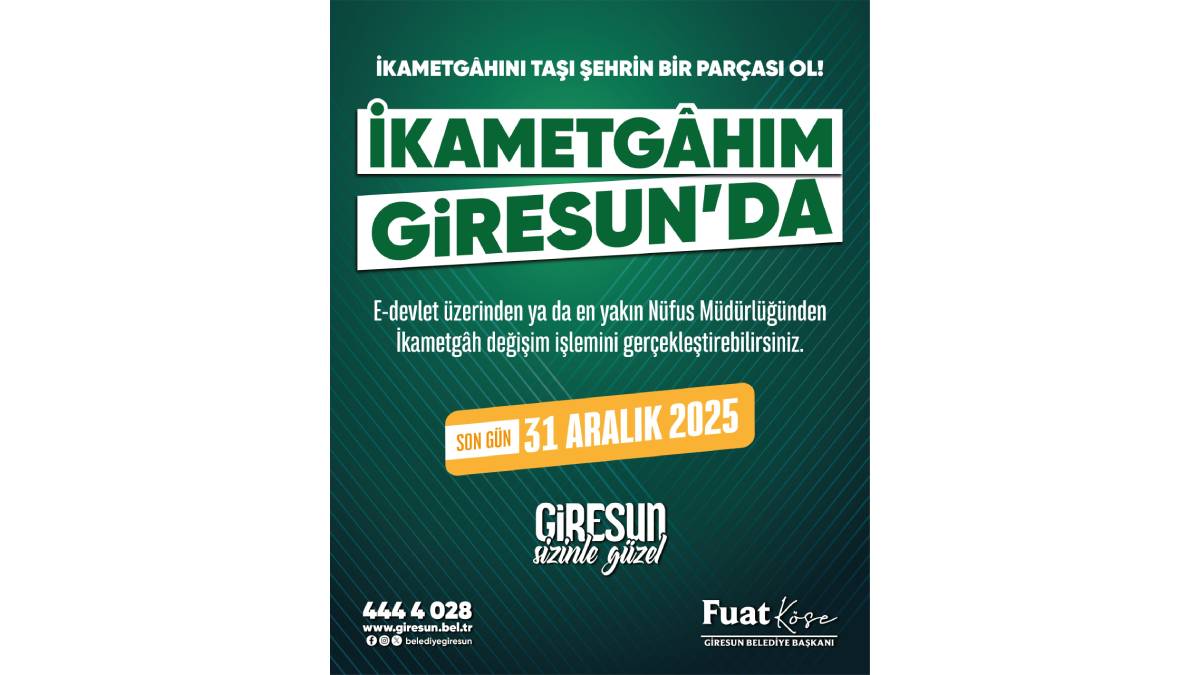 Başkan Köse’den ikametgah çağrısı