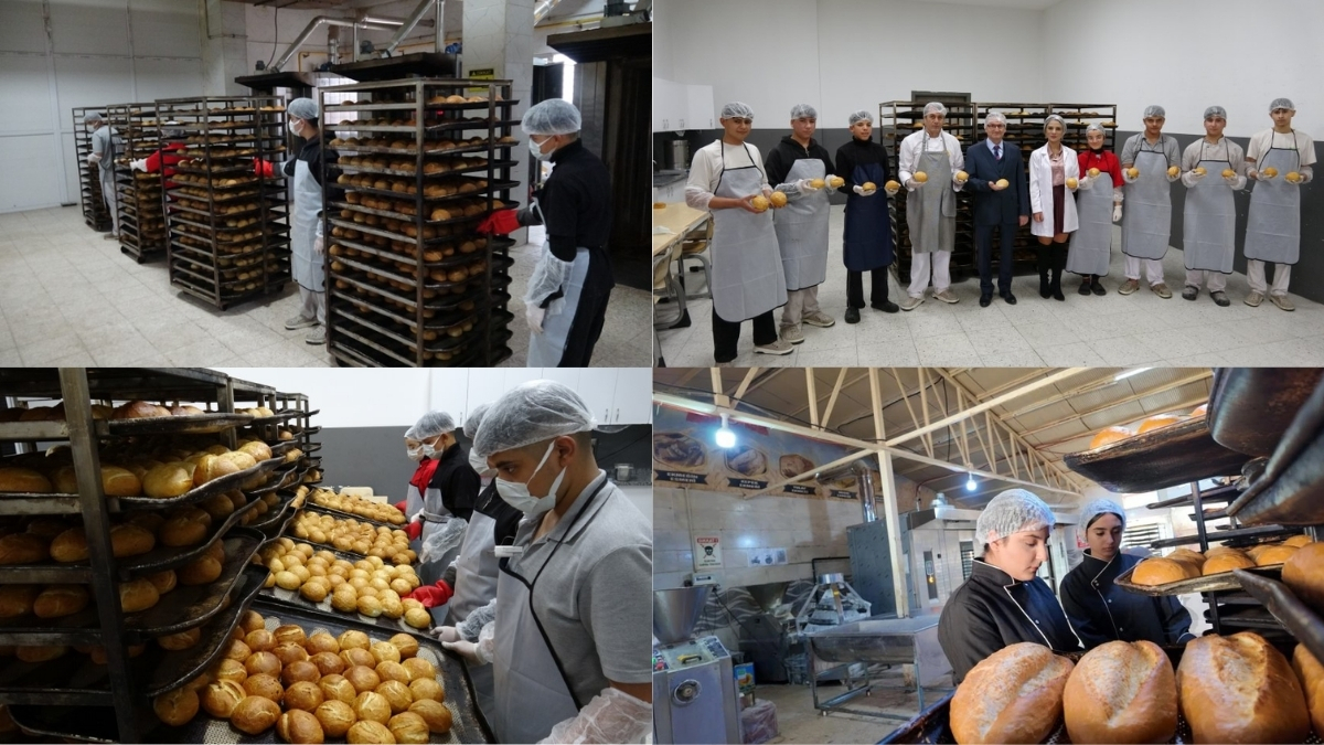 Gören fabrika sanıyor ama burası lise! Öğrenciler çalışıyor, yıllık 1,5 milyon ciro yapıyor: Günde 25 bin adet ekmek üretiyorlar