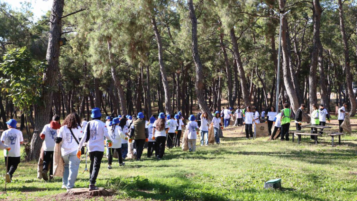 Orman ekosisteminde atıkların tehlikesi uygulamalı gösterildi
