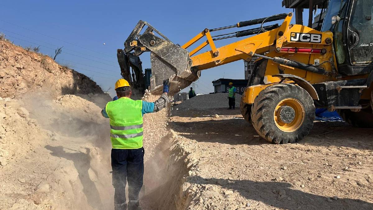 GASKİ, Gazitepe ve Sarısalkım’da modern içmesuyu şebekesini tamamlıyor