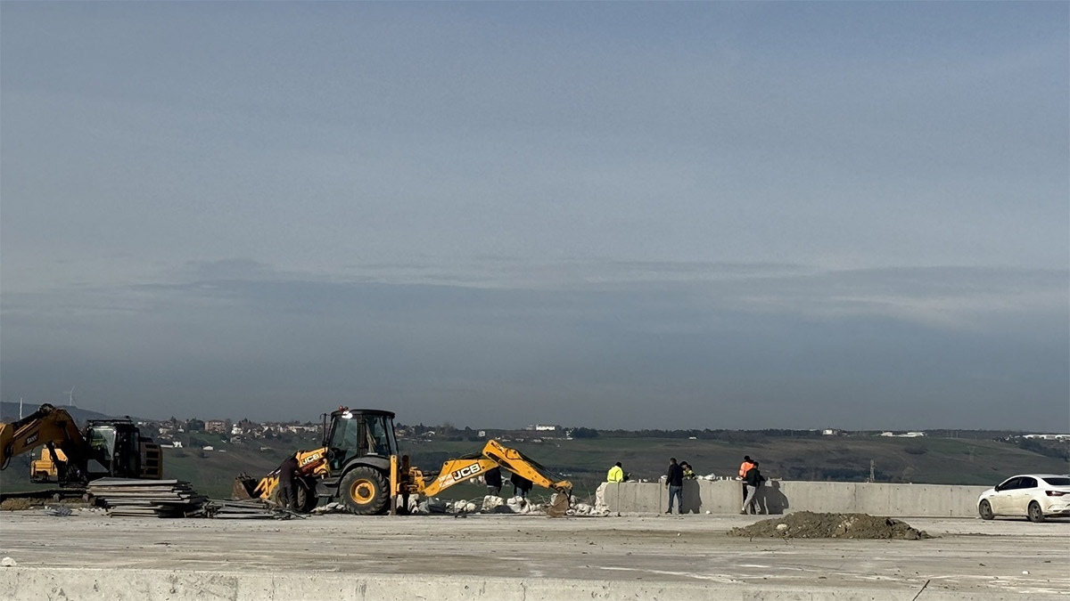Silivri'ye 3 bin kişilik duruşma salonu: İnşaat çalışmaları ilk kez görüntülendi