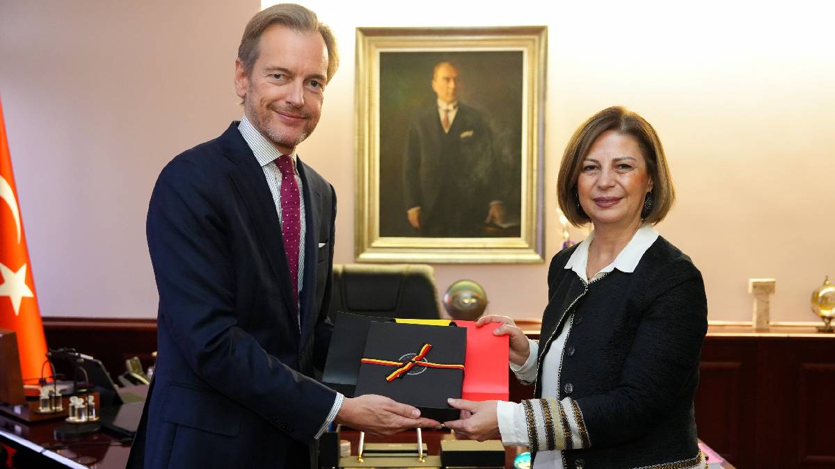 Belçika Büyükelçisi Velde’den Başkan Ünlüce’ye ziyaret