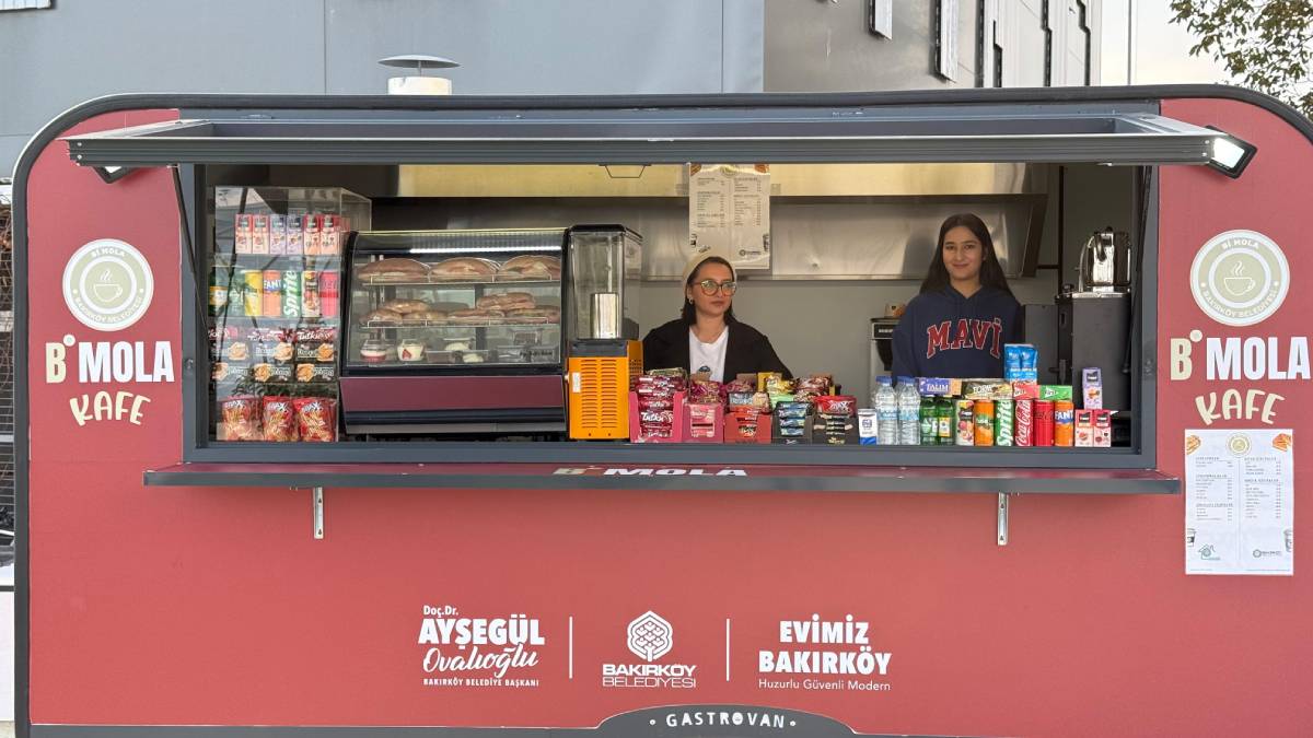 Bakırköy’de uygun fiyatlı yeni durak: B’Mola Karavan Kafe açıldı