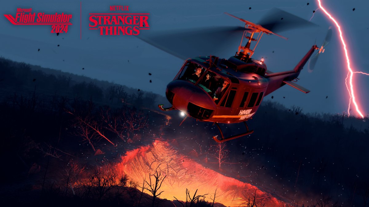 Bu işbirliği çok ses getirecek! Microsoft Flight Simulator ve Stranger Things el ele verdi: Oyunda yeni bir paket geliyor