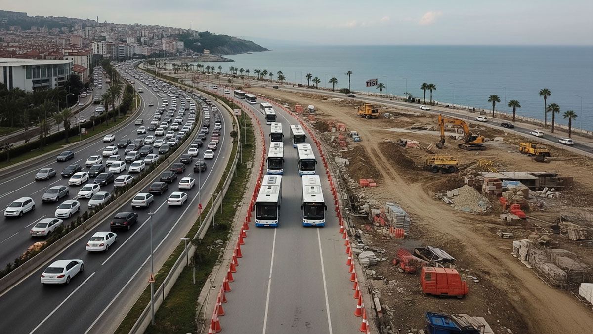 Bursa metrobüs projesi için geri sayım başladı! Mudanya trafiği rahatlayacak