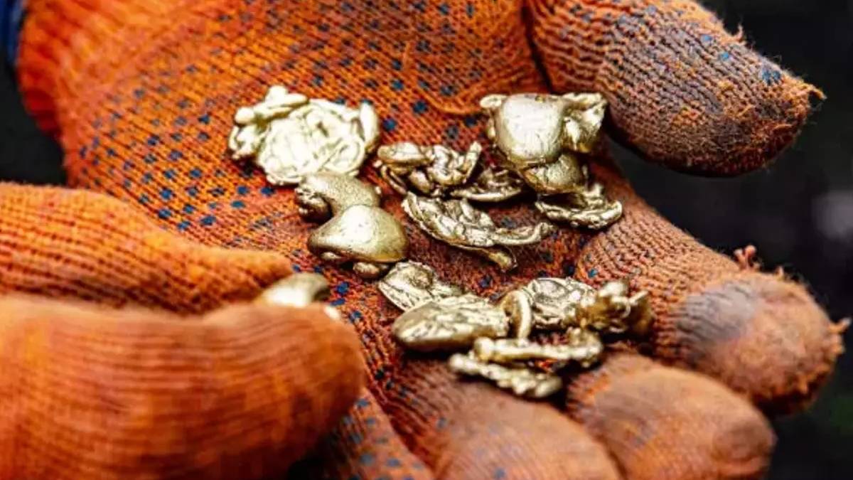 Kimse böylesini görmedi! Maden ocağında yüksek kaliteli altın bulundu