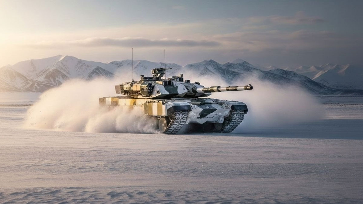 65 km hızla giden dev: Altay tankı, karada fırtına estirecek!