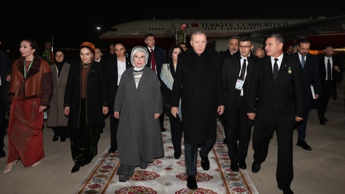 Erdoğan, Türkmenistan'da