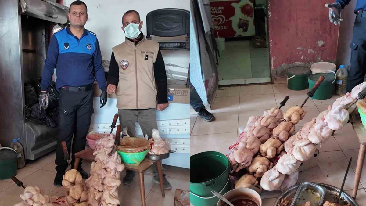 Hatay'da dönercide skandal görüntüler! Zabıtanın 'leş gibi kokuyor' dediği işletme mühürlendi