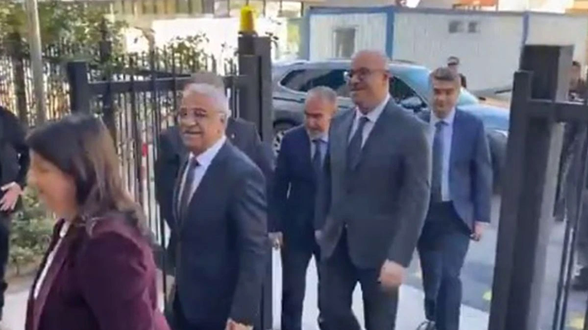 DEM Parti İmralı heyeti, Babacan'ı ziyaret etti