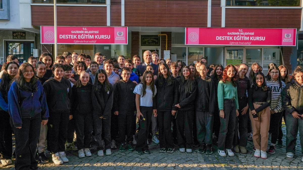 Gaziemir Belediyesinden öğrencilere ücretsiz eğitim hizmeti