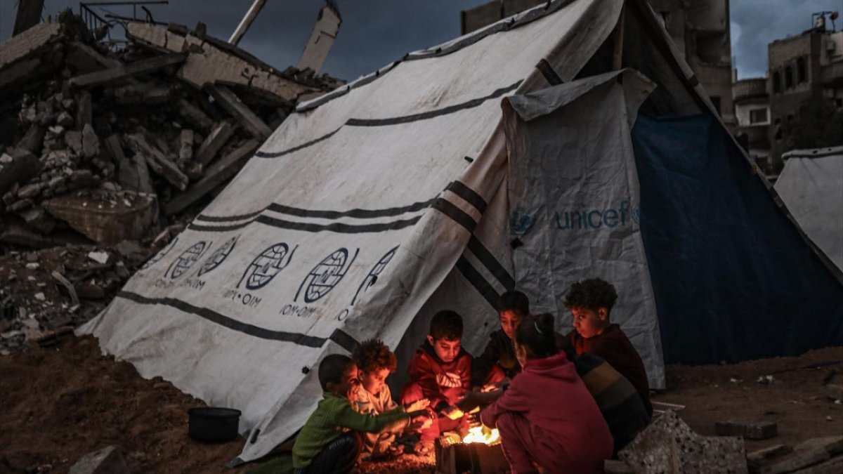 UNICEF’ten Gazze Uyarısı: Soğuk hava nedeniyle 5 yaş altı iki çocuk hayatını kaybetti