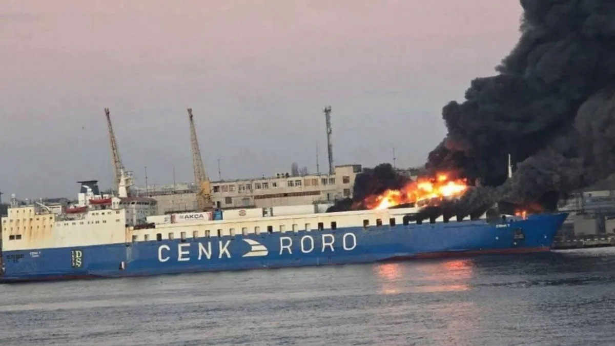 Son dakika! Rusya, Türk yük gemisini vurdu