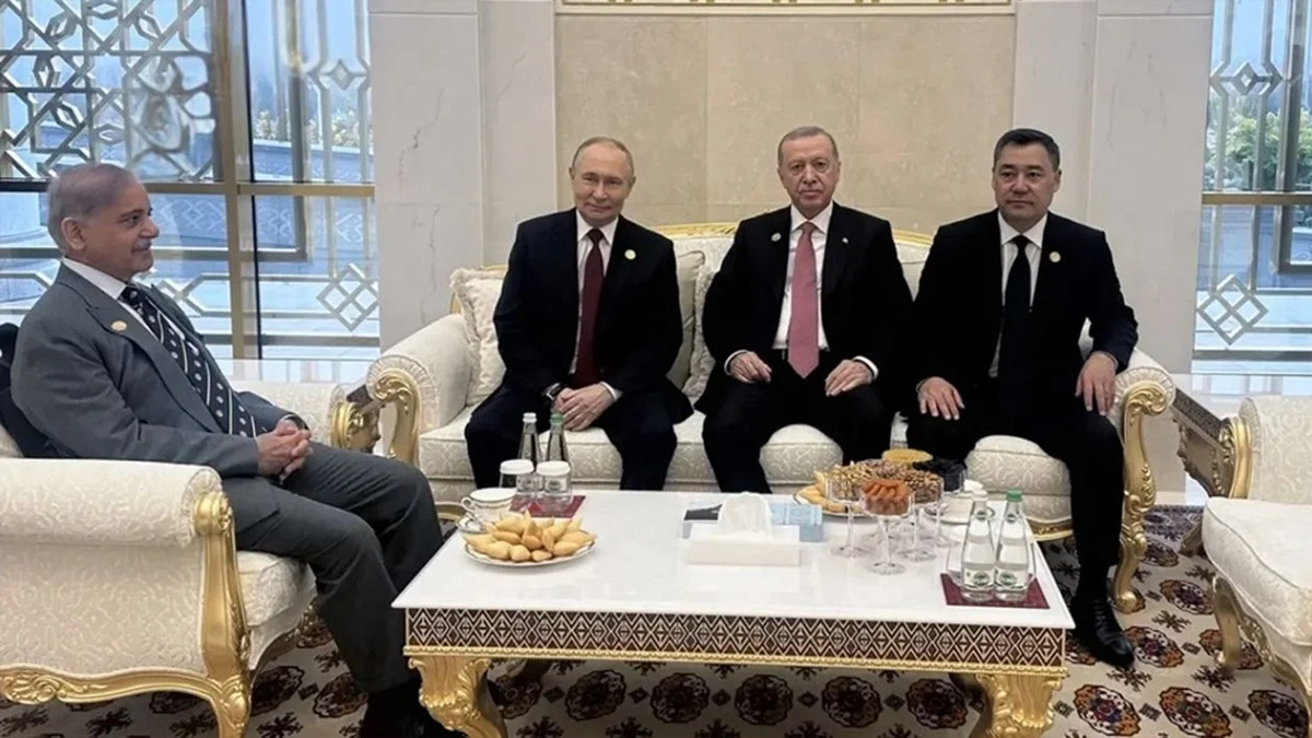 Pakistan lideri Şerif 40 dakika bekletildi: Erdoğan-Putin görüşmesine izinsiz girdi