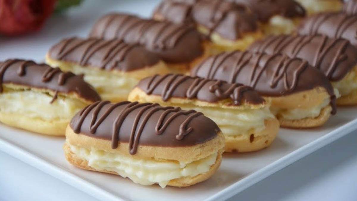 Evde “pastane usulü ekler” yapılışı! Çayın yanında mutlu eden lezzet: İşte pratik tarif