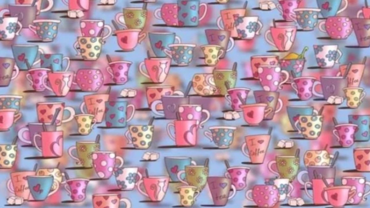 5 saniyelik zeka testi! Kupalar arasındaki saklı dolu kupayı bulun, IQ seviyenizi ölçün!