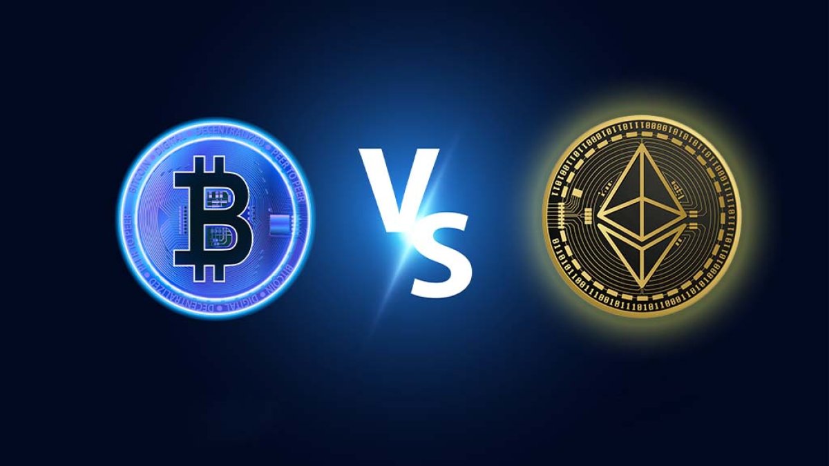 Bitcoin ve Ethereum arasında dikkat çeken ayrışma