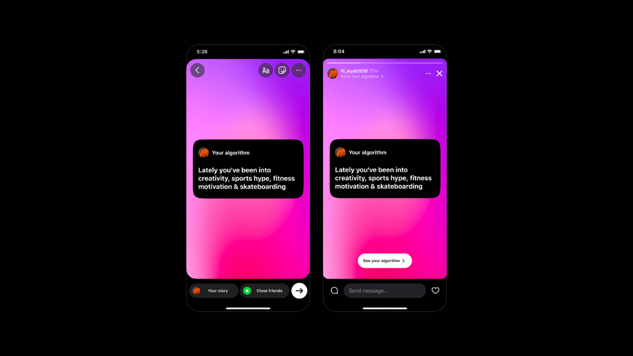 Reels algoritmasını kullanıcının kontrolüne açan özellik: Your Algorithm
