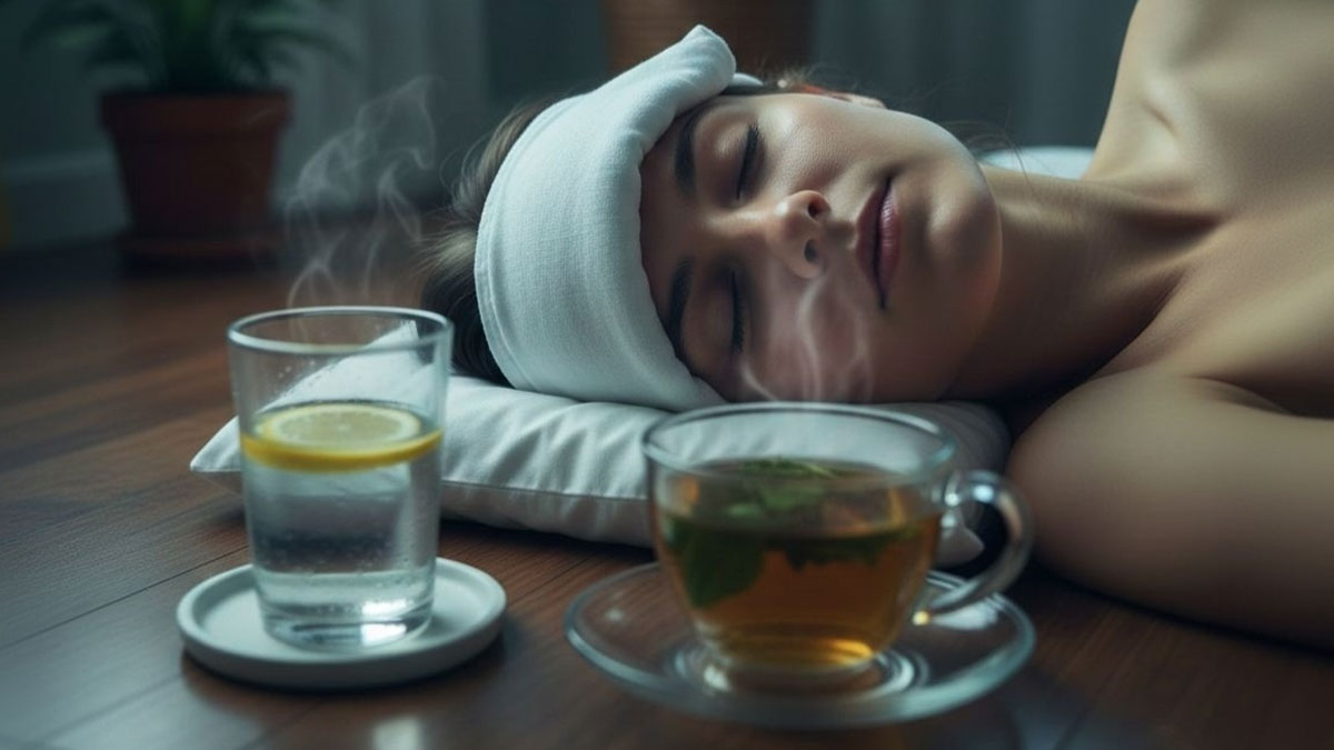 Doğal ateş düşürücü yöntemler! Soğuk su yerine neden ılık su tercih edilmeli?