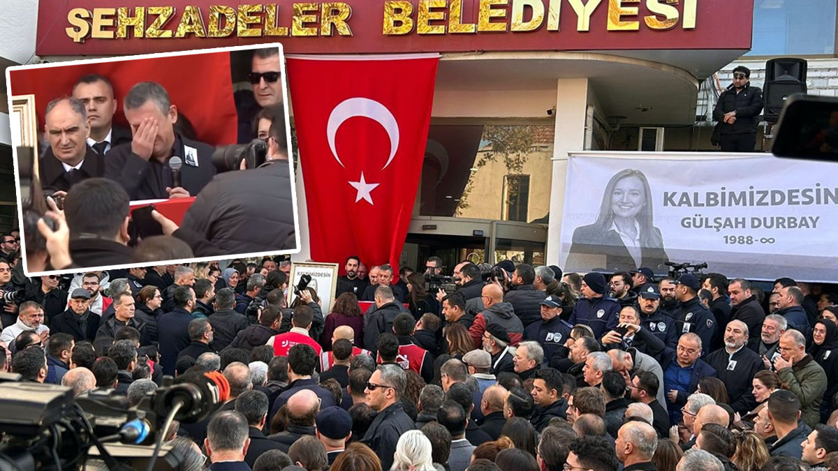 Gülşah Durbay’a son görev... Özgür Özel gözyaşlarına boğuldu