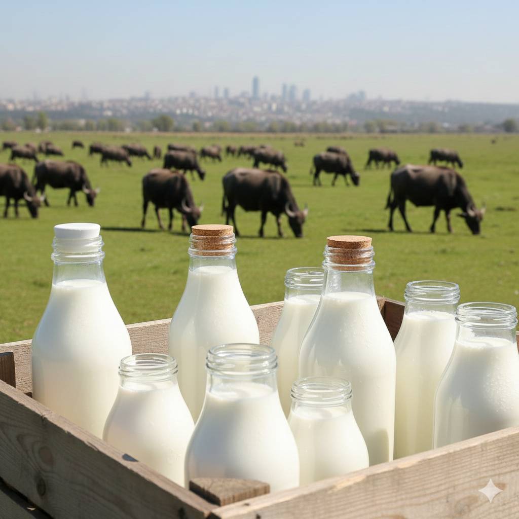 İstanbul'un bilmediğiniz yüzü: Manda sütü üretiminde Türkiye üçüncüsü!