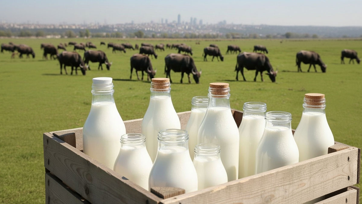 İstanbul'un bilmediğiniz yüzü: Manda sütü üretiminde Türkiye üçüncüsü!