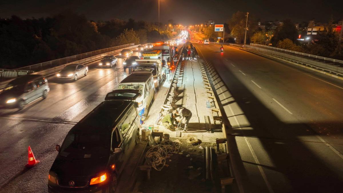 Büyükşehir Belediyesinden İller Bankası Kavşağı’nda çalışma