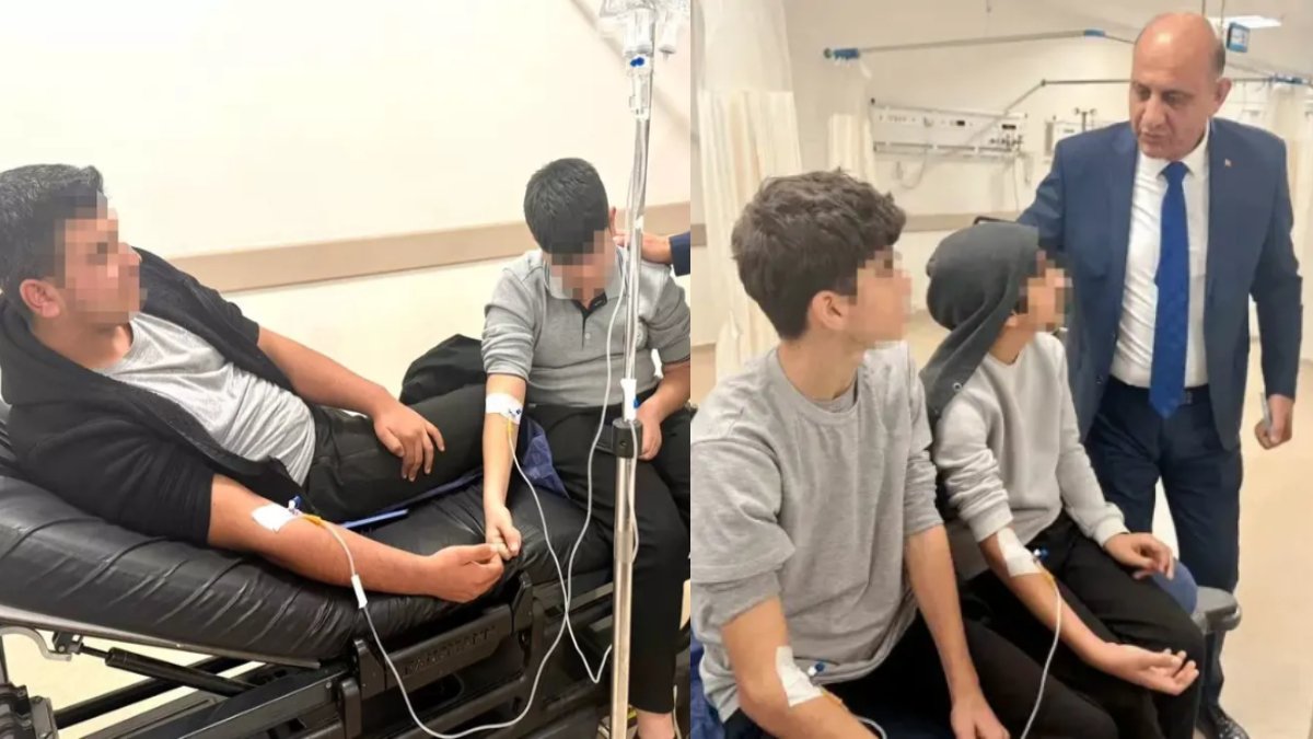 Doğum günü kutlaması kabusa döndü! 10 lise öğrencisi hastanelik oldu