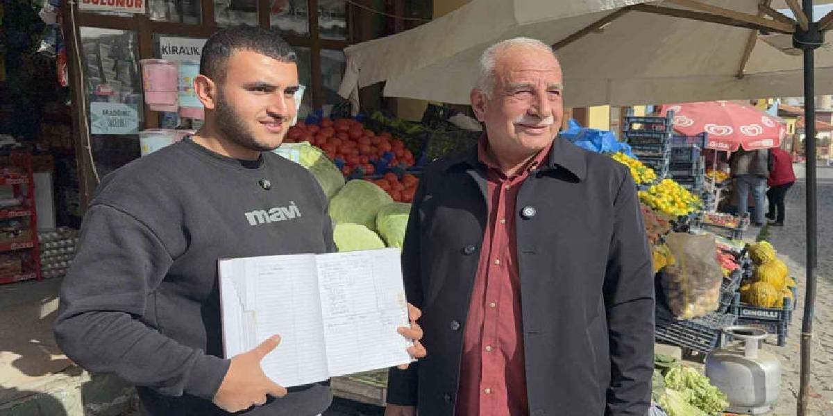 ‘Allah bilsin’ dedi, tüm defteri kapattı! 150 bin TL’lik veresiye defteri sıfırlandı