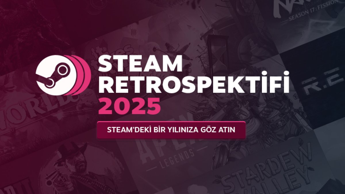 Steam yılın özetini yayınladı! Steam retrospektifiniz ne diyor? 2025’te hangi oyunların esiri oldunuz?