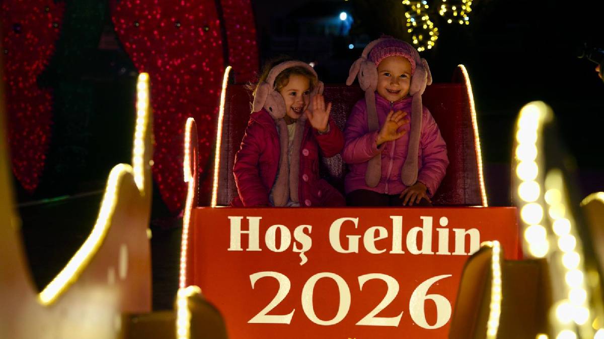 Çorlu 2026’yı ışıl ışıl karşılıyor