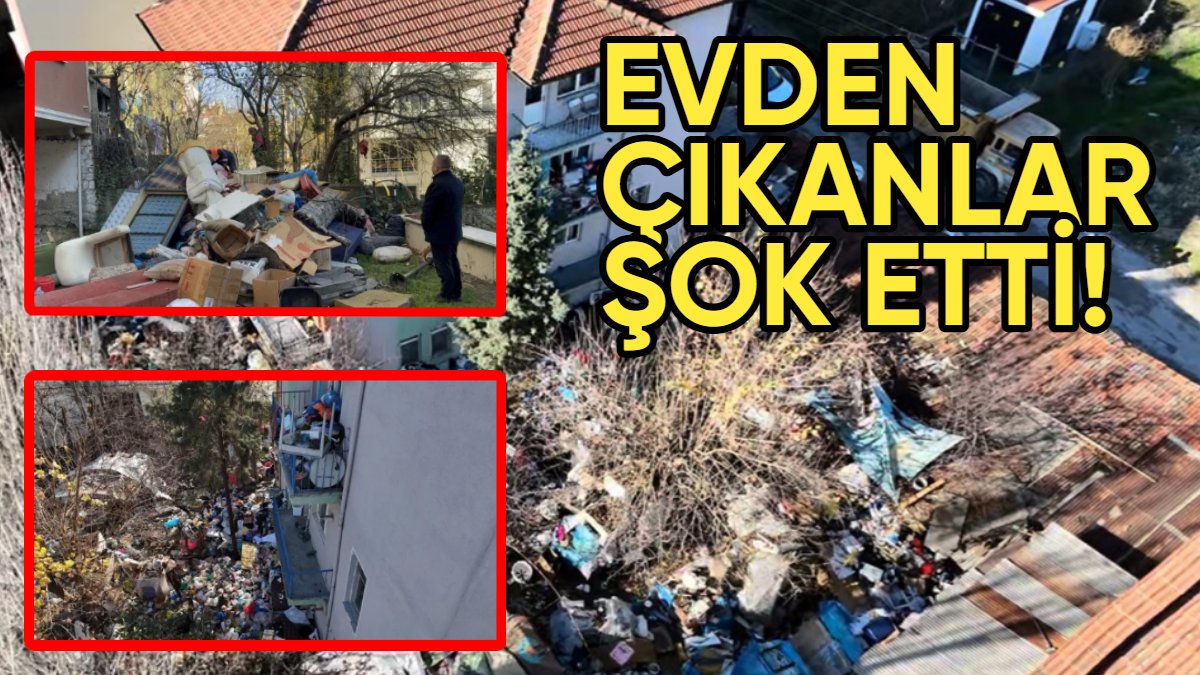 Mahalleli kokudan şikayet etti, evden 10 kamyon çöp çıktı!